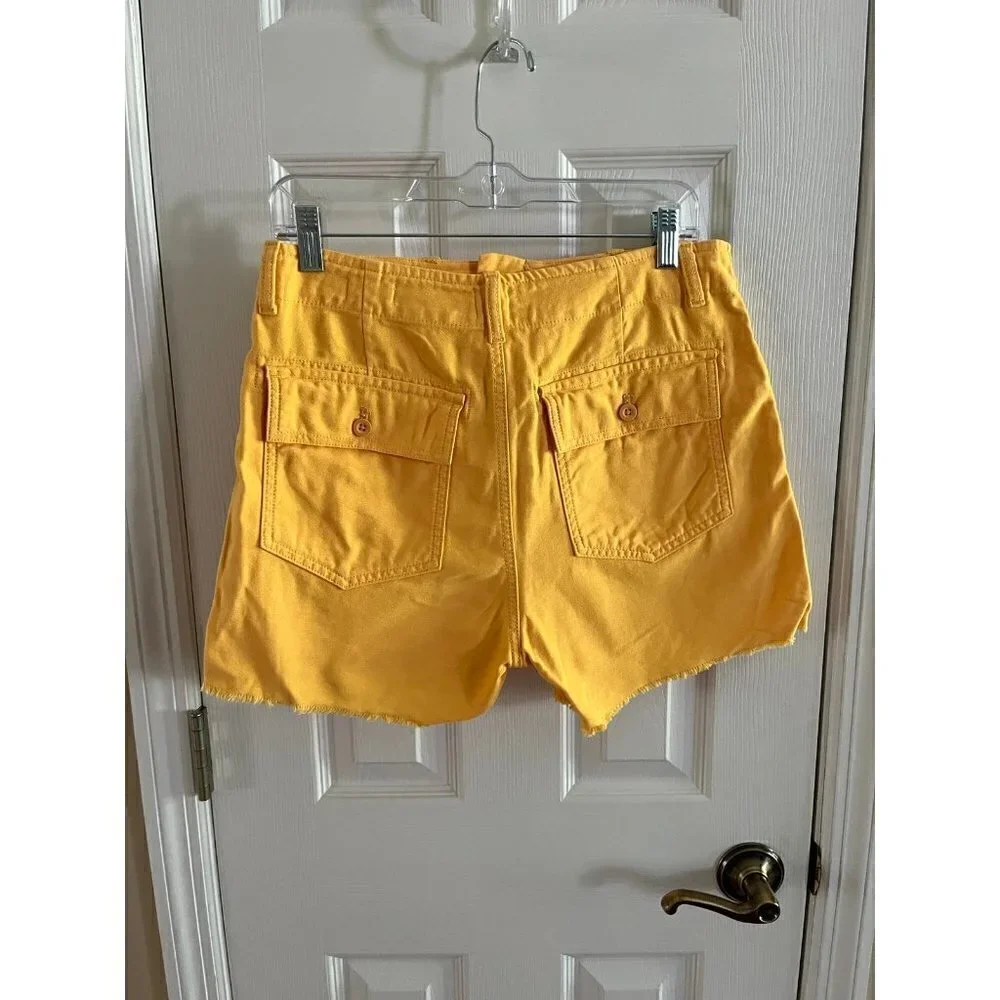 Gap Utility Yellow Womens Shorts Size 8